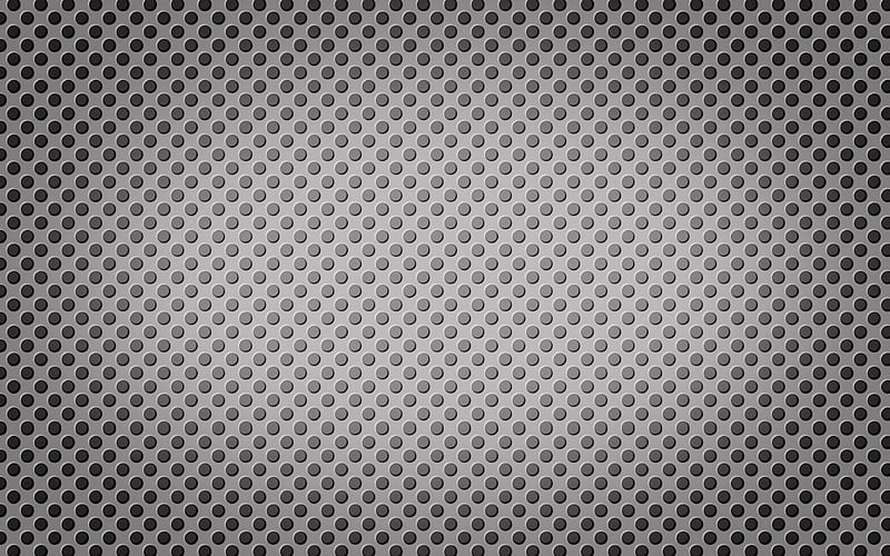 metal dotted texture, metal backgrounds, metal grid, black metal background, metal textures, macro, metal grid background, HD wallpaper
