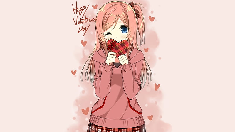 Anime girl valentines day HD wallpapers | Pxfuel
