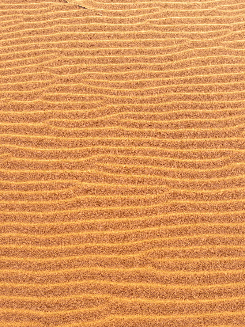 sand, surface, waves, texture, brown, HD phone wallpaper