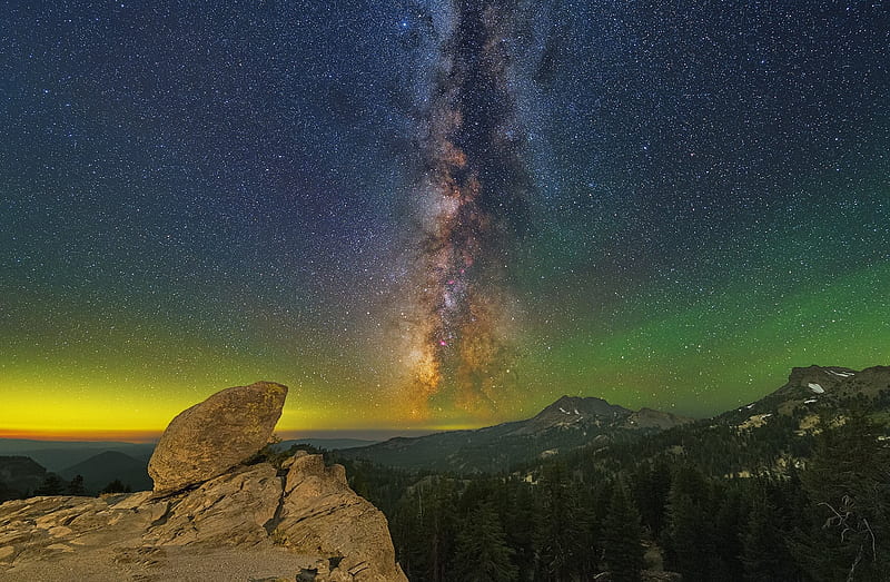 Beautiful Milky Way Night, HD wallpaper