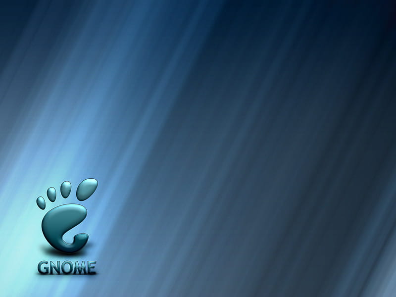 Blue gnome, gnome, foot, logo, blue, HD wallpaper