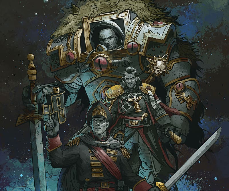 Warhammer 40K Lord of the Dark Millennium Art, HD wallpaper
