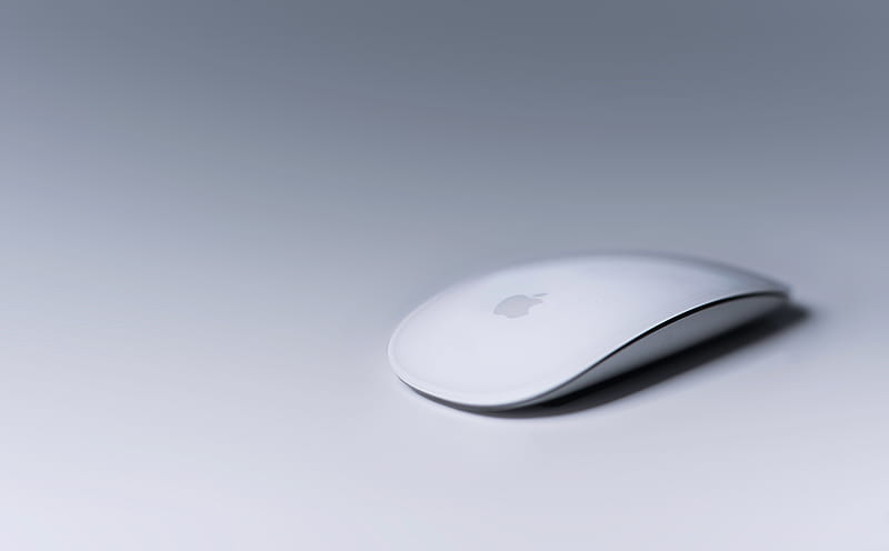 Apple Mouse Design Ultra, Computers, Hardware, Apple, White, background, Device, Macro, Technology, Mouse, electronic, aesthetic, MagicMouse, HD wallpaper