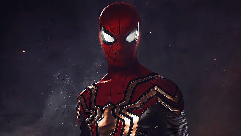 Spider Man No Way Home Integrated Suit, spiderman, superheroes, artist, artwork, digital-art, HD wallpaper