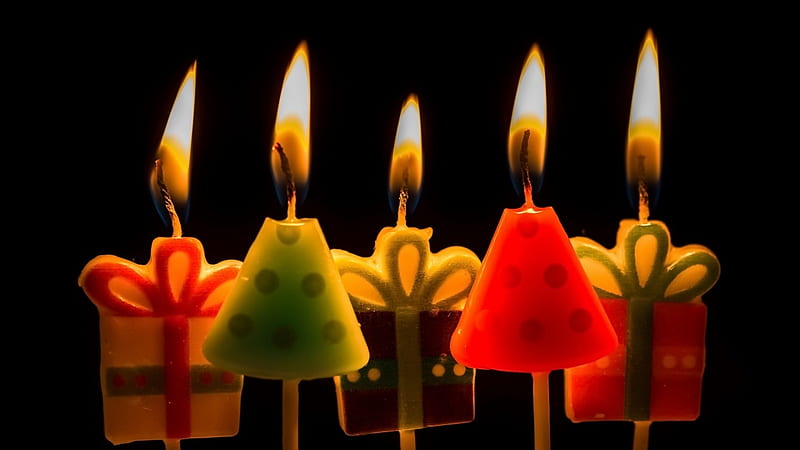 Birtay Candles, wax, decoration, candles, lights, HD wallpaper