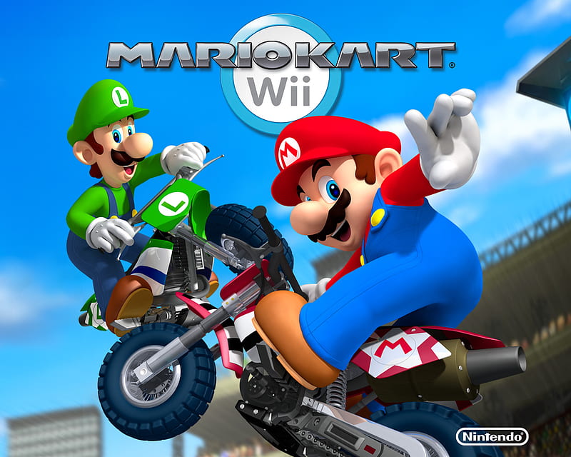 Mario Kart Wii Bikes Karts Luigi Hd Wallpaper Peakpx - Mario Kart Wallpaper Wii