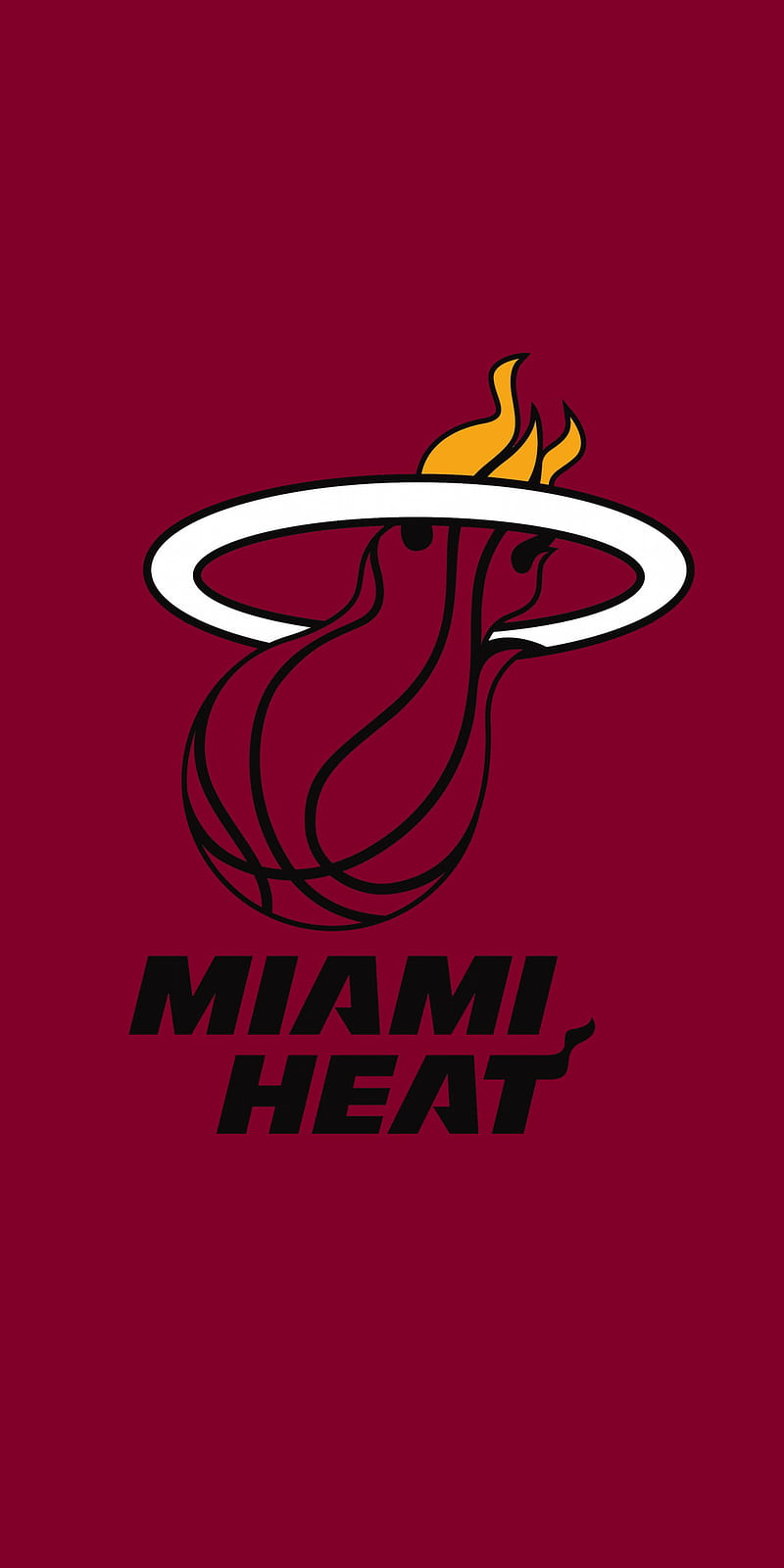 Miami heat, nba, logo, HD phone wallpaper
