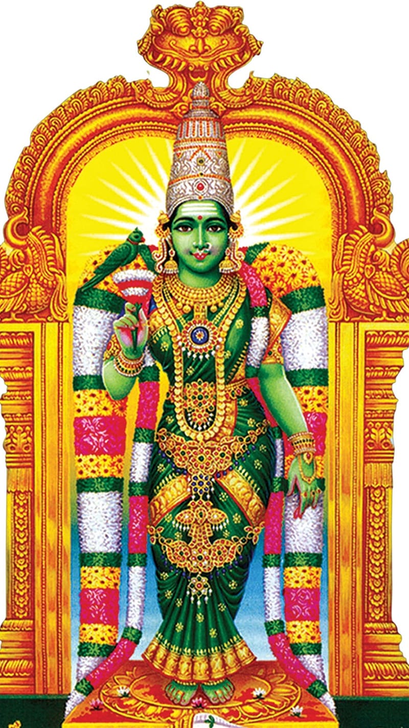 Meenakshi Amman, lord madurai, lord, madurai, god, HD phone ...