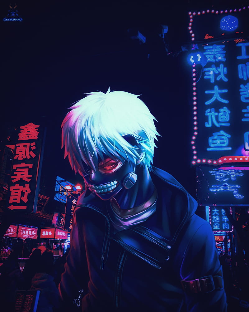 Download The Future of Communication -- Kaneki Phone Wallpaper