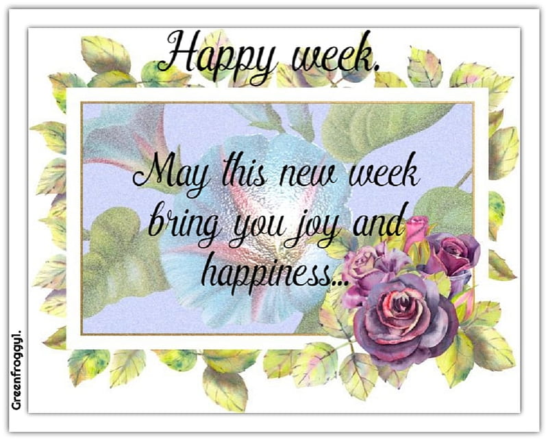 HAPPY NEW WEEK, WEEK, COMMENT, HAPPY, CARD, HD wallpaper | Peakpx