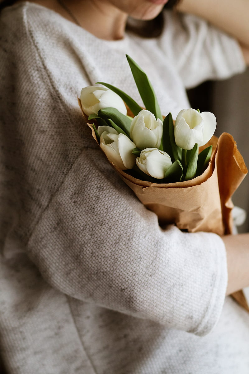 White and green flower bouquet, HD phone wallpaper | Peakpx