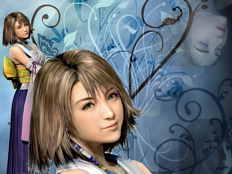 FFX-2: yuna wallpaper -- by jadedice on DeviantArt