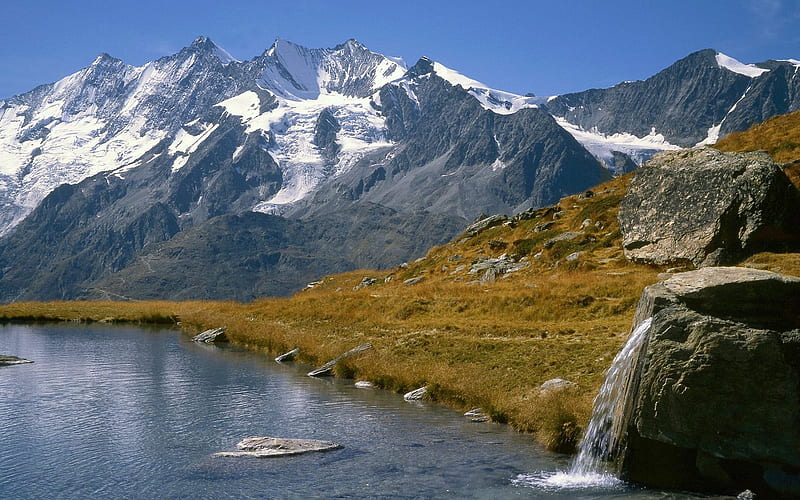 Switzerland-Mountains Mischa Burr, HD wallpaper