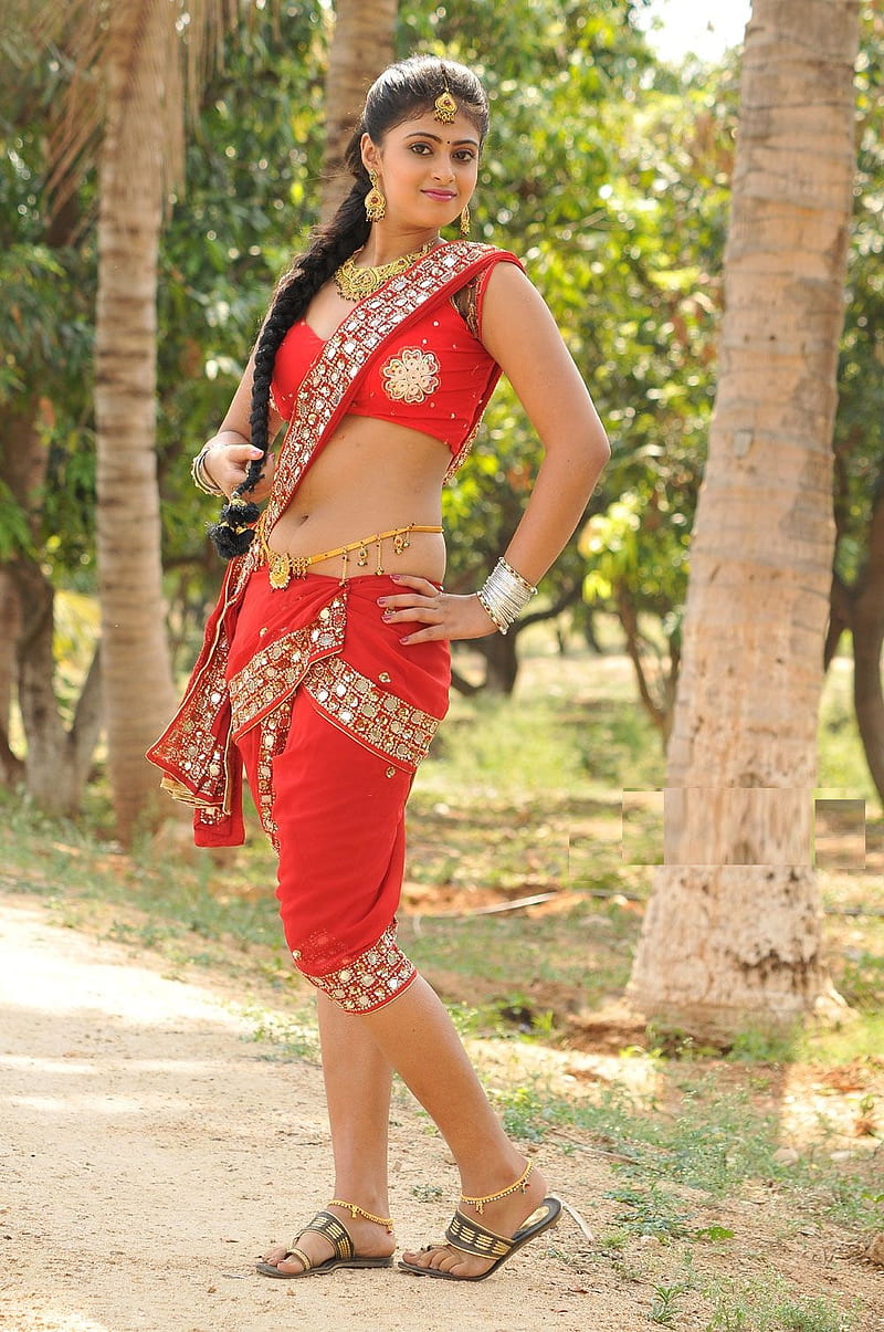 megha sree, actress, navel, south indian, HD phone wallpaper