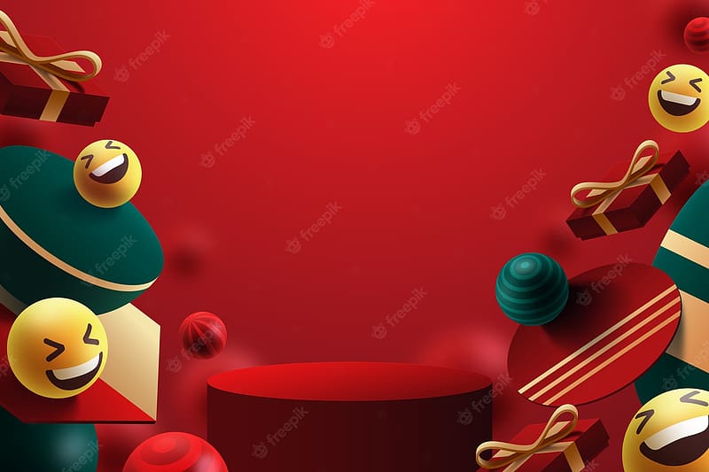 Christmas emoji wallpaper