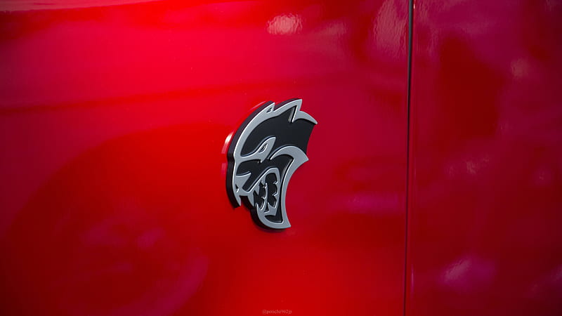 Car (mostly) I've taken, Dodge Hellcat Logo, HD wallpaper