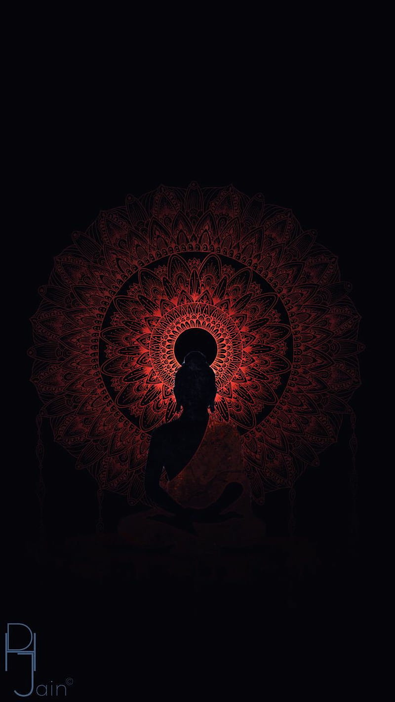 Buddha, black, HD phone wallpaper