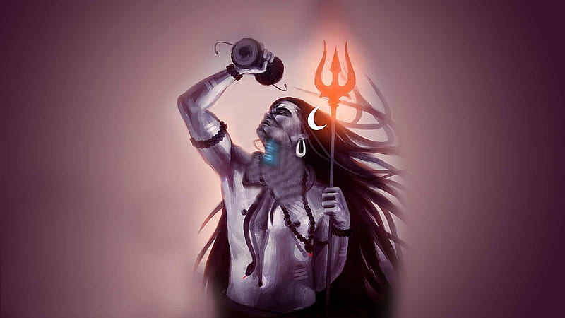 Mighty God Lord Shiva Mahadev, HD wallpaper