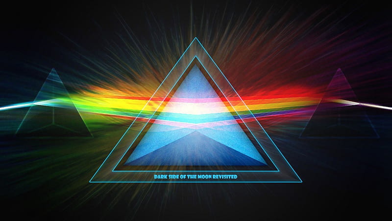 DARK SIDE OF THE MOON Revisited, moon, space, music, floyd, color, rainbow,  pink, HD wallpaper | Peakpx
