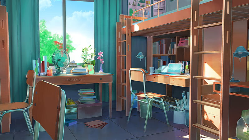 Anime, Room, HD wallpaper