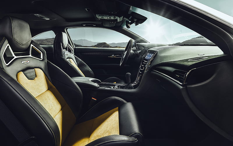 2016 Cadillac ATS-V Coupe, Turbo, V6, car, HD wallpaper
