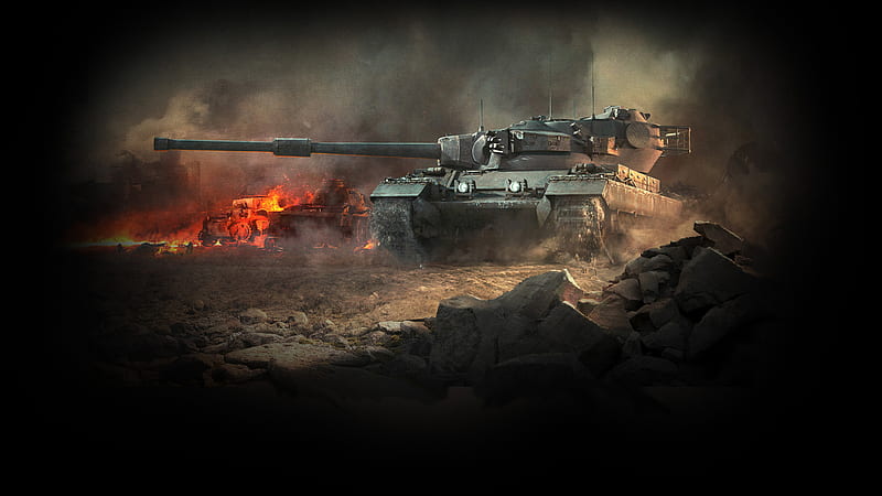 World Of Tanks With Background Of Fire And Smoke World Of Tanks Games (2), HD wallpaper