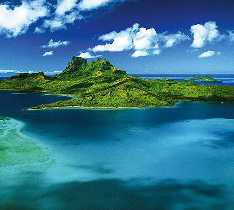 French Polynesia, islands, ocean, HD wallpaper