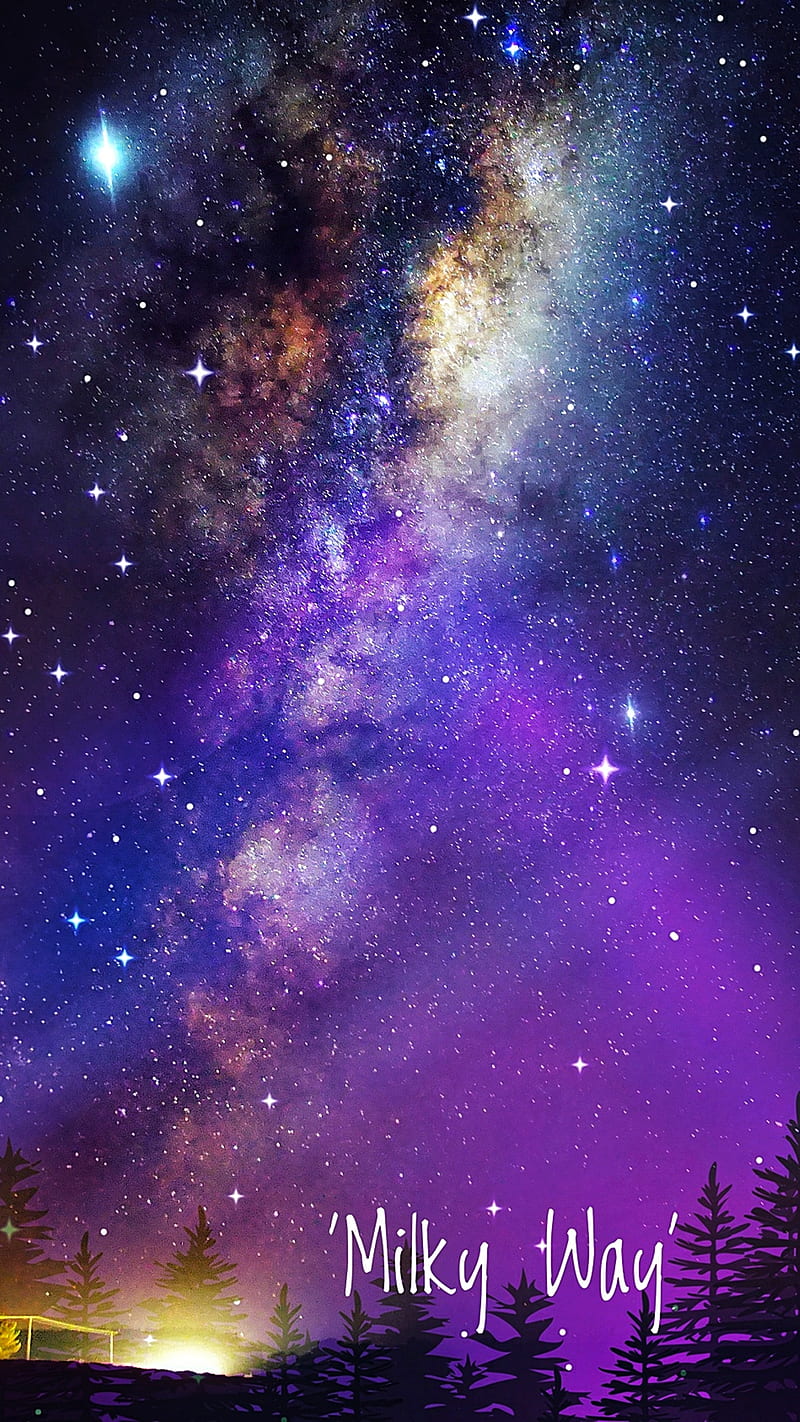 MilkyWay, AMG, astro, galaxy, night, nightscape, sky, space, stars, universe, HD phone wallpaper