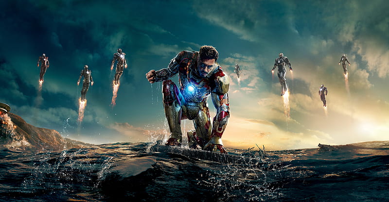 Iron Man, Avengers, Robert Downey Jr, Movie, Tony Stark, Iron Man 3, HD wallpaper