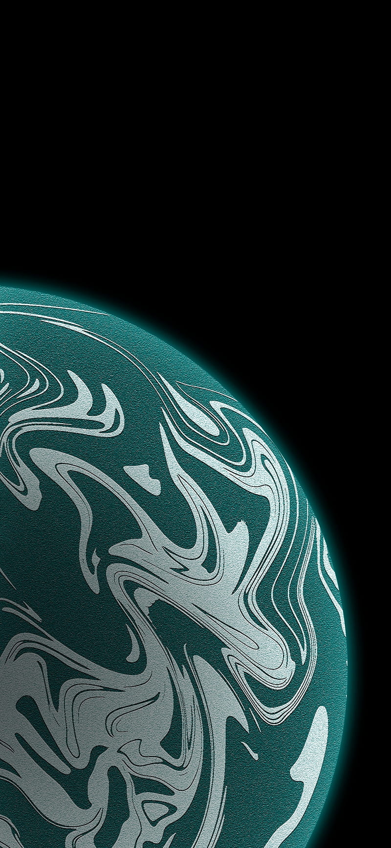 Nova Earth, amoled, black, green, HD phone wallpaper
