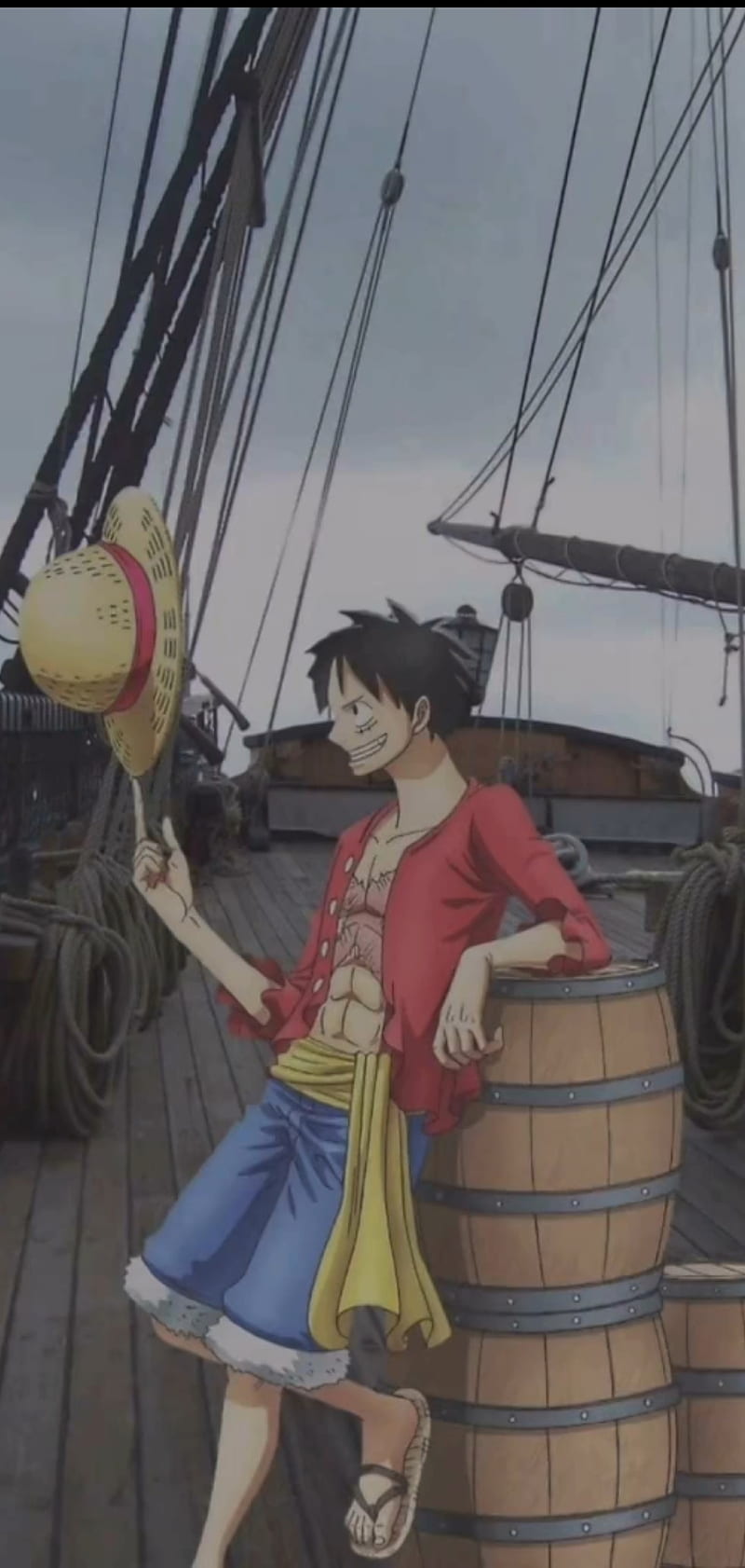 Luffy, monkey d luffy, 5th emperor, king of pirates, one piece, anime, HD phone wallpaper