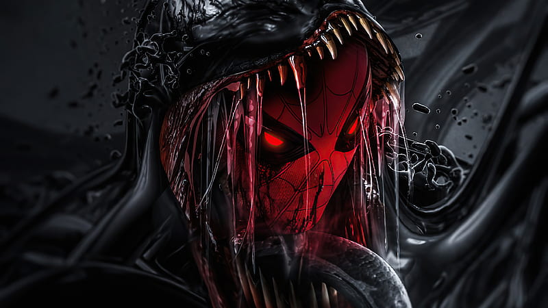 Spider-Man Venom Skin, HD wallpaper