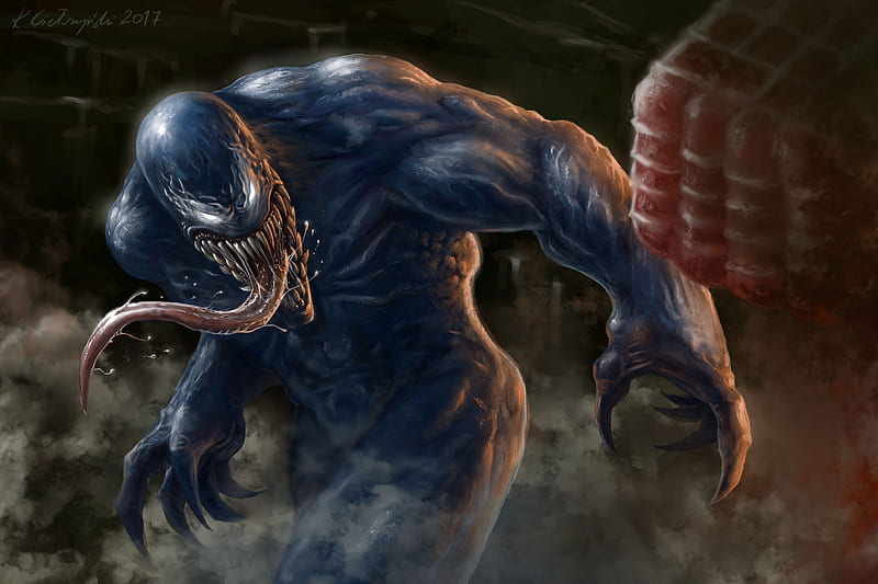 Venom Digital Artworks, venom-movie, venom, superheroes, artwork, digital-art, HD wallpaper