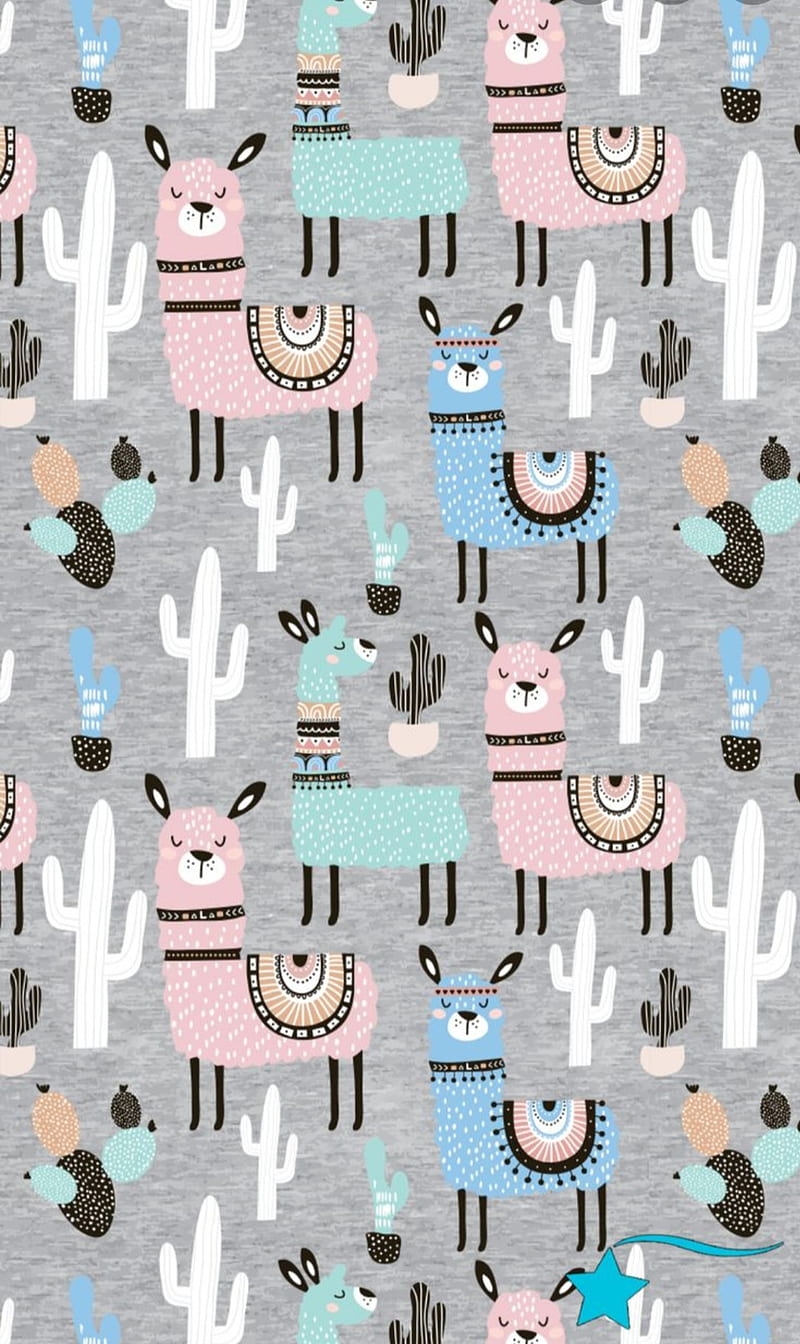 Gray llamas, theme, HD phone wallpaper
