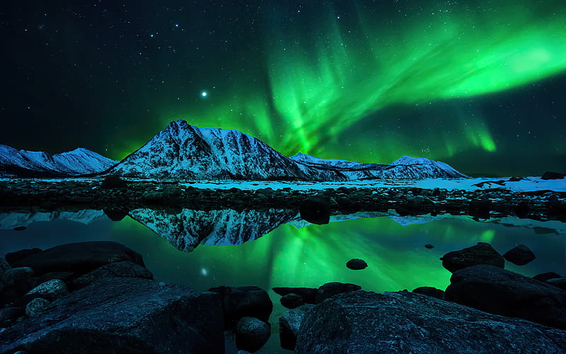 Northern Lights Aurora Borealis , northern-lights, aurora, nature, HD wallpaper