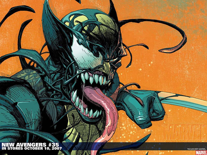 Venom, Wolverine, Comics, New Avengers, HD wallpaper