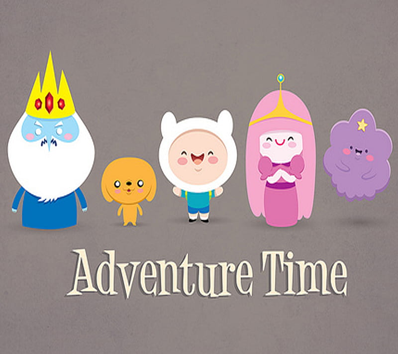 Adventure Time, bubblegum, finn, ice, jake, king, lumpy, princess, HD wallpaper