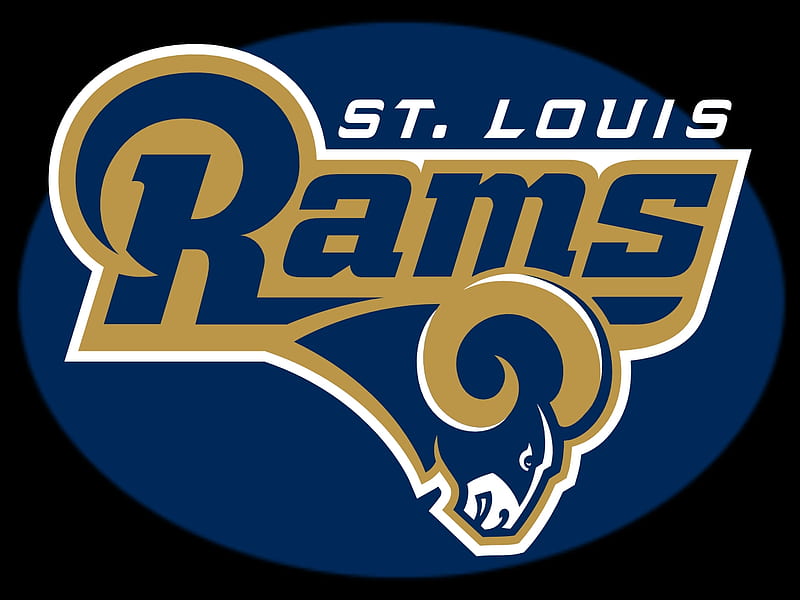 St. Louis Rams, jackson, stephen, st, gold, rams, logo, louis, footbal, saint, blue, HD wallpaper