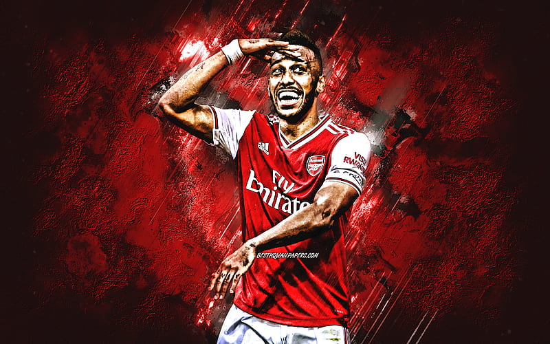 Pierre-Emerick Aubameyang, Arsenal FC, Gabon football player, forward, Premier League, England, football, HD wallpaper