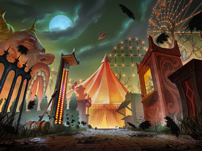 ArtStation, Scary Circus, HD wallpaper