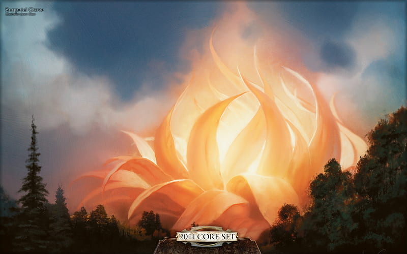 Sunpetal Grove fantasy illustrator, HD wallpaper