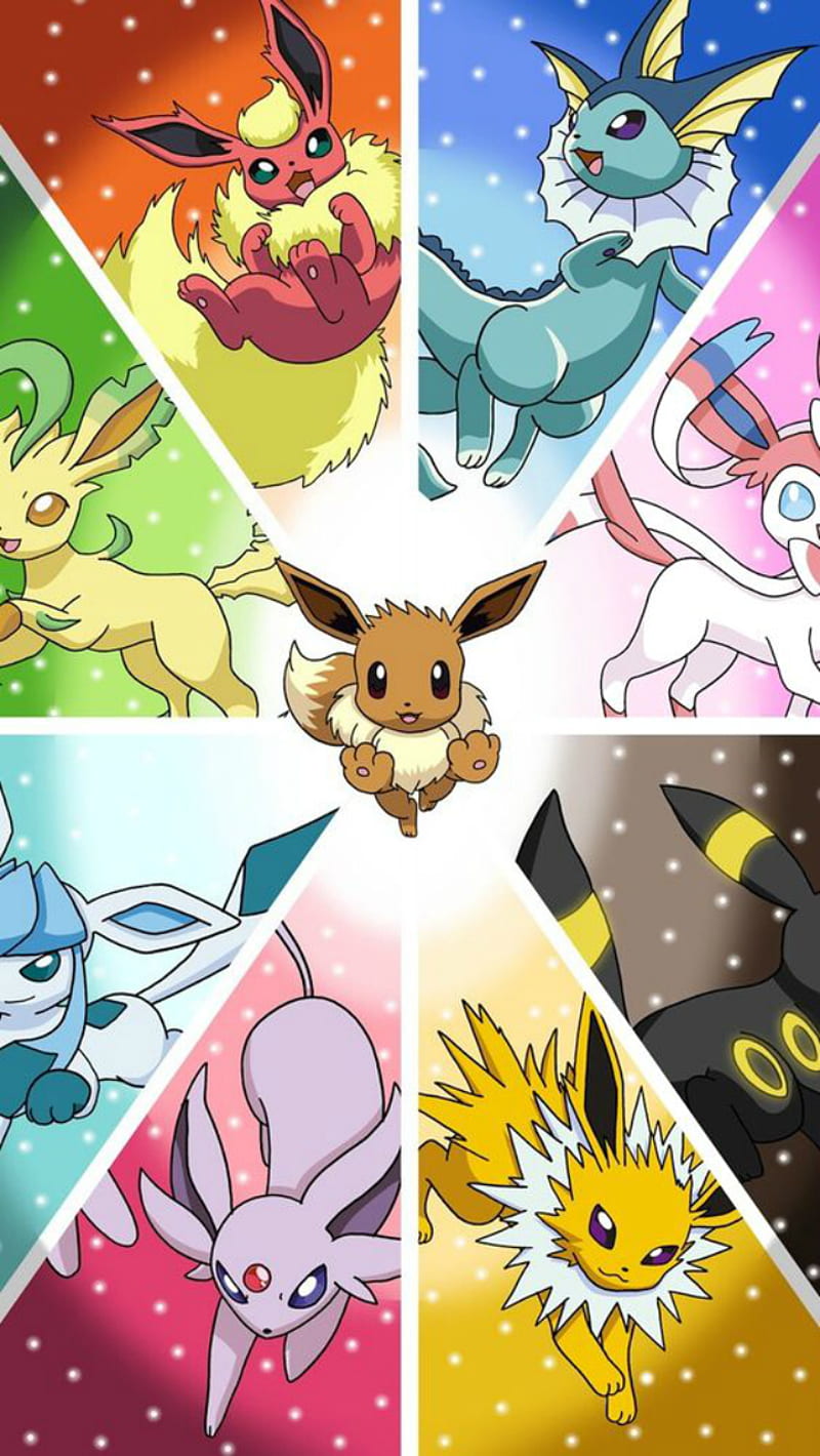 Shiny Eevee Evolutions Wallpapers - Wallpaper Cave