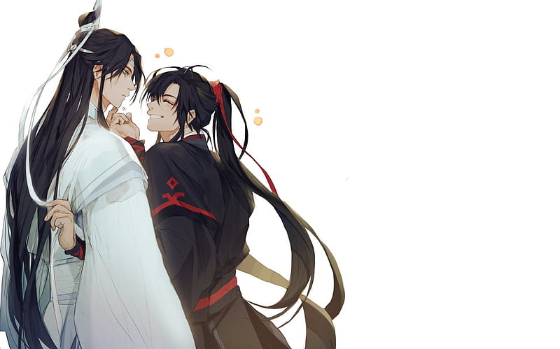 Anime, Mo Dao Zu Shi, Kiss, Lan Wangji, Lan Zhan, Wei Wuxian, Wei Ying, HD  wallpaper