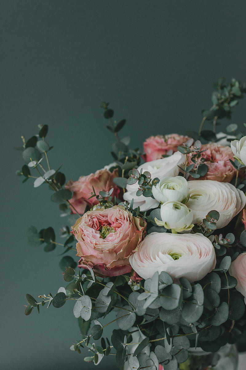 bouquet, flowers, composition, decoration, HD phone wallpaper