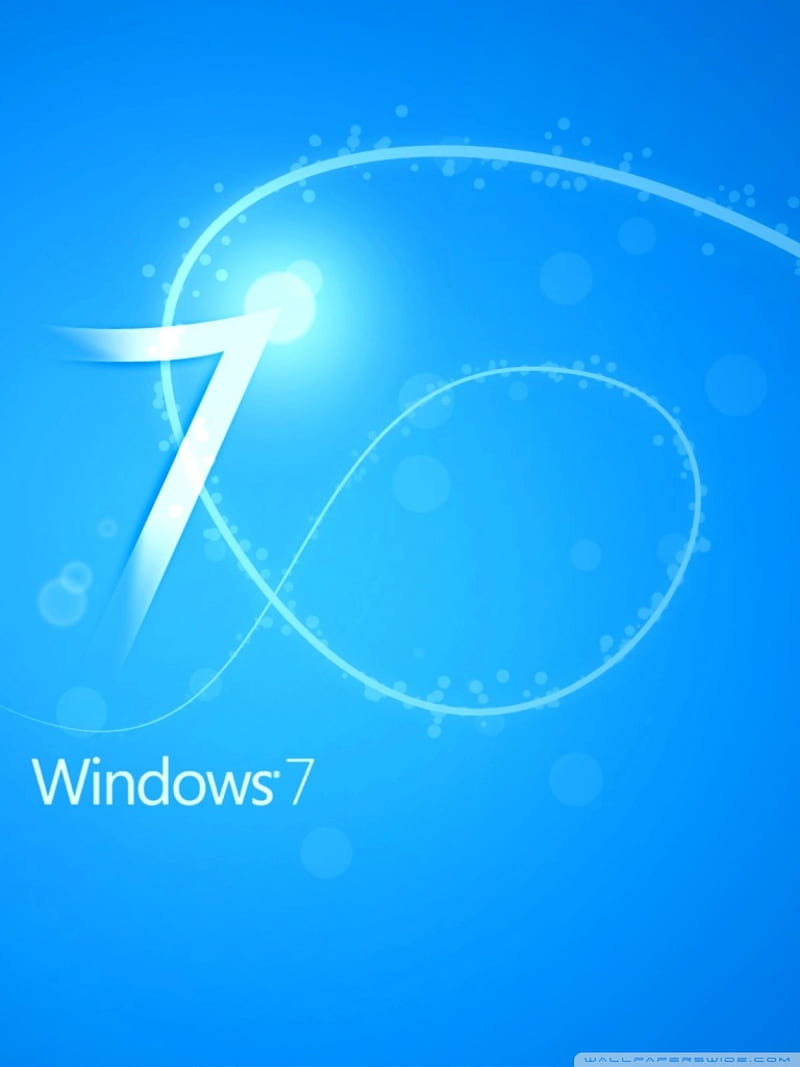 Blue Windows 7 Background Ultra Background for U TV : Multi Display, Dual Monitor : Tablet : Smartphone, HD phone wallpaper