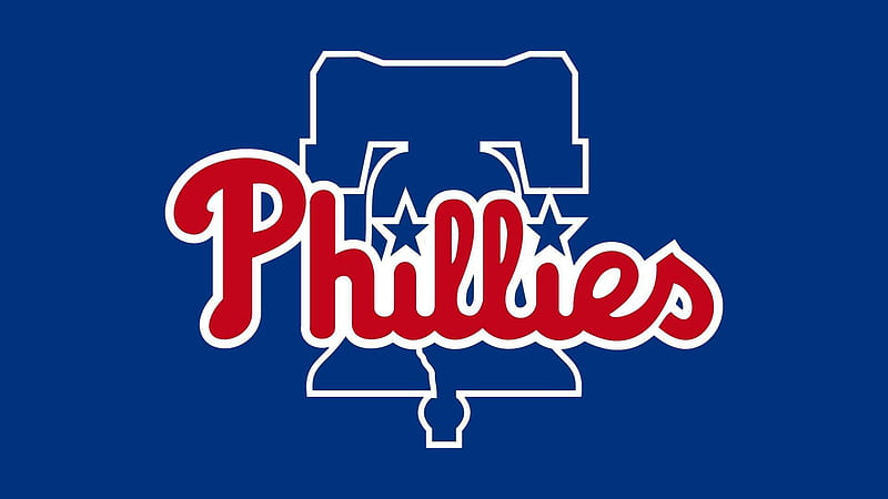 Phillies With Background Of Blue Phillies, HD wallpaper
