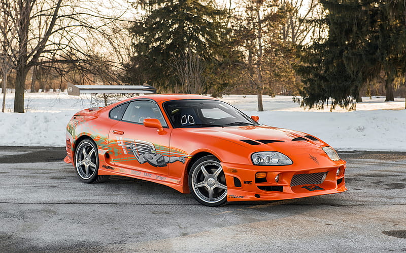 2001 Toyota Supra ‘The Fast and the Furious’, Coupe, Inline 6, Turbo, car, HD wallpaper