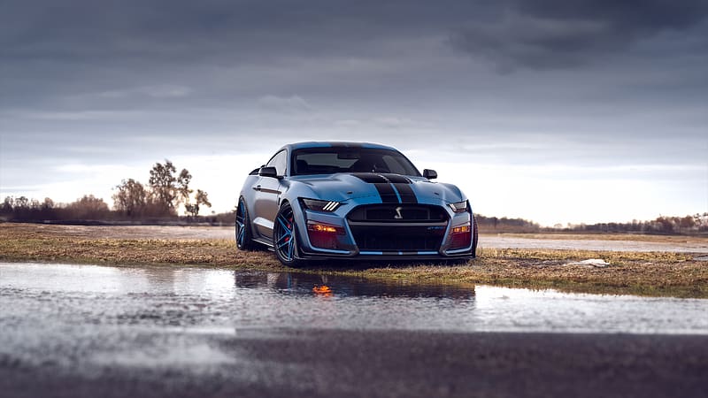 Blue Ford Shelby Gt500, ford-mustang, shelby, cars, behance, HD ...