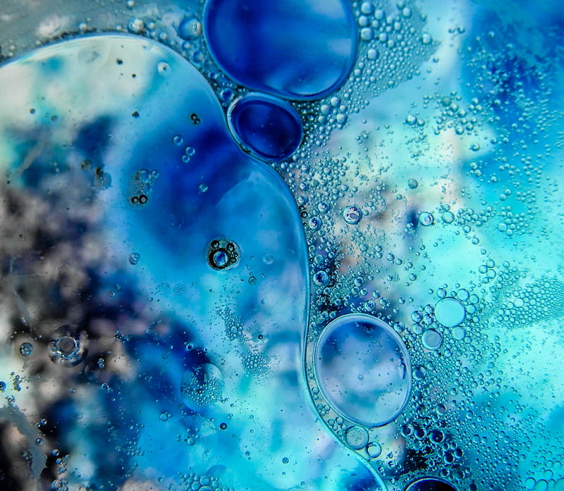 round, bubbles, glass, HD wallpaper