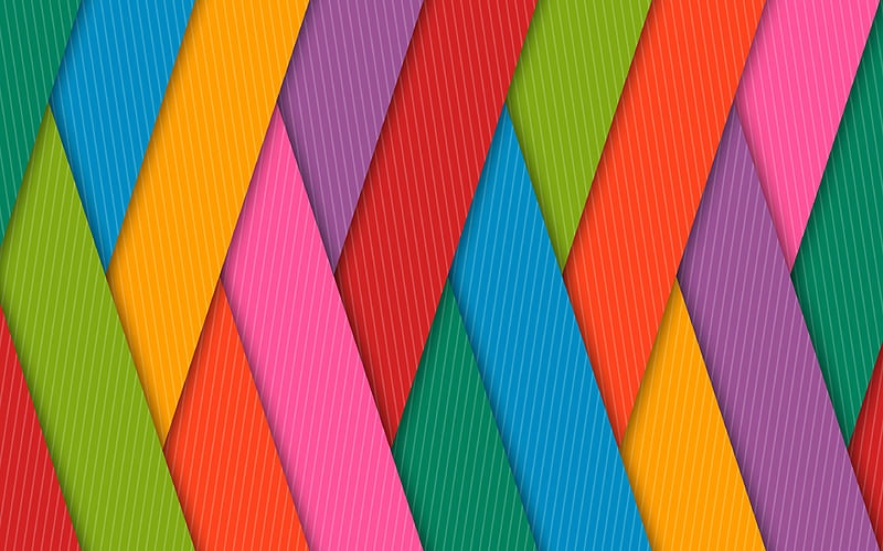colorful arrows material design, creative, geometric shapes, lollipop, arrows, colorful material design, strips, geometry, colorful backgrounds, HD wallpaper